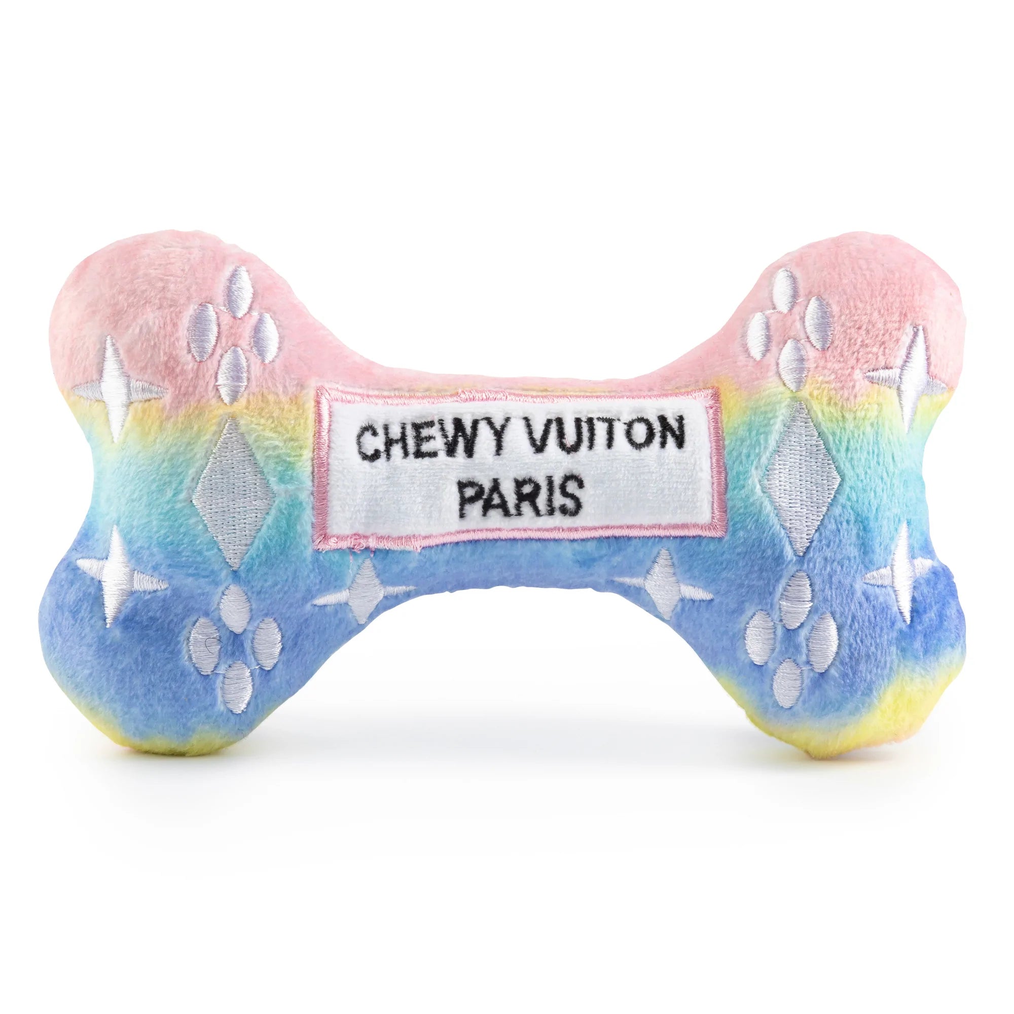 Designer-Inspired Fluff: Parody Chewy Vuiton Plush Dog Bowls